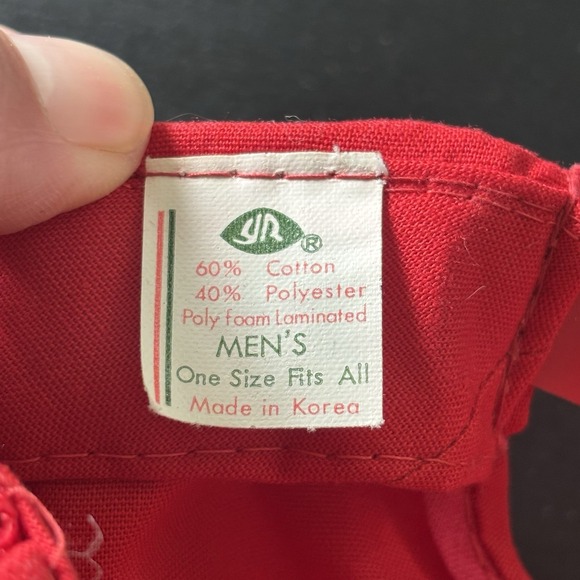 Vtg Payless Cashways Building Materials SnapBack Trucker Hat OSFM Iowa #1 Red